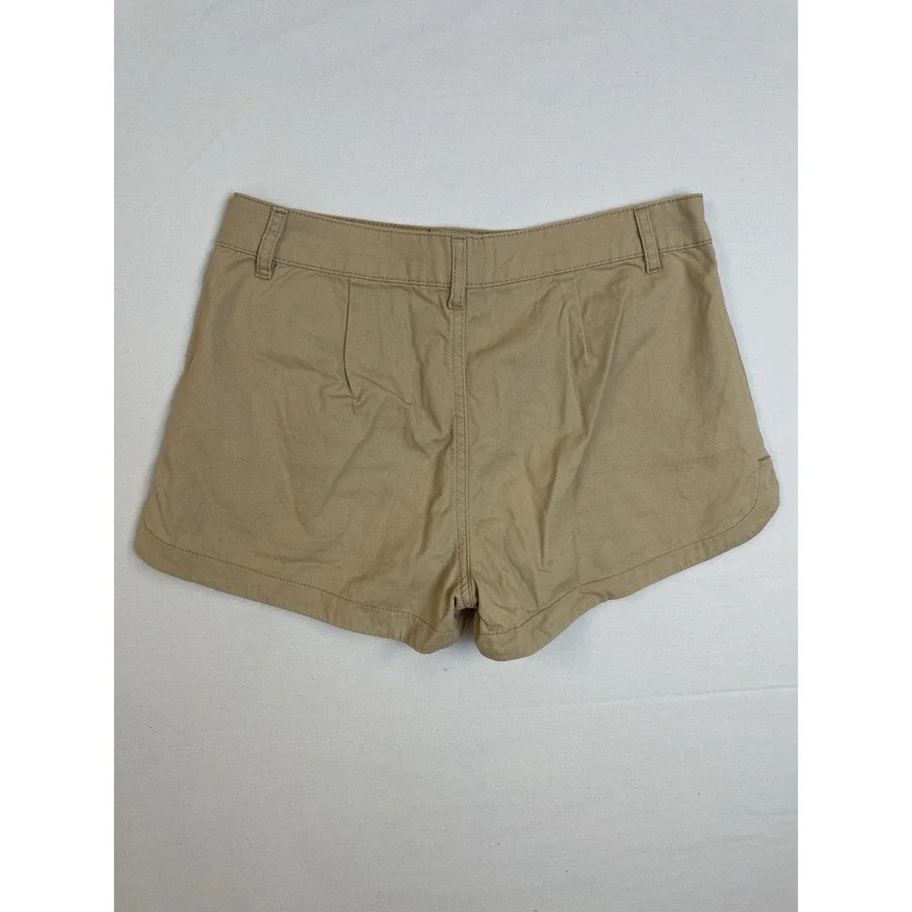 Rewash Brand Khaki Shorts Womens 3 / 26 Y2K Shortie‎ Tan Utility Preppy